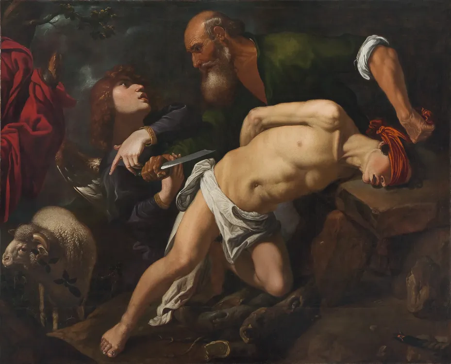 El sacrificio de Isaac. Orrente