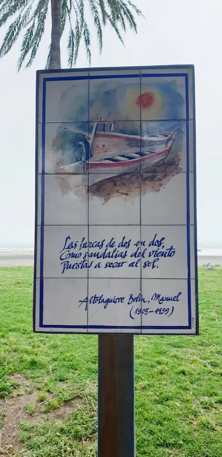 Cartel cerámico Altolaguirre