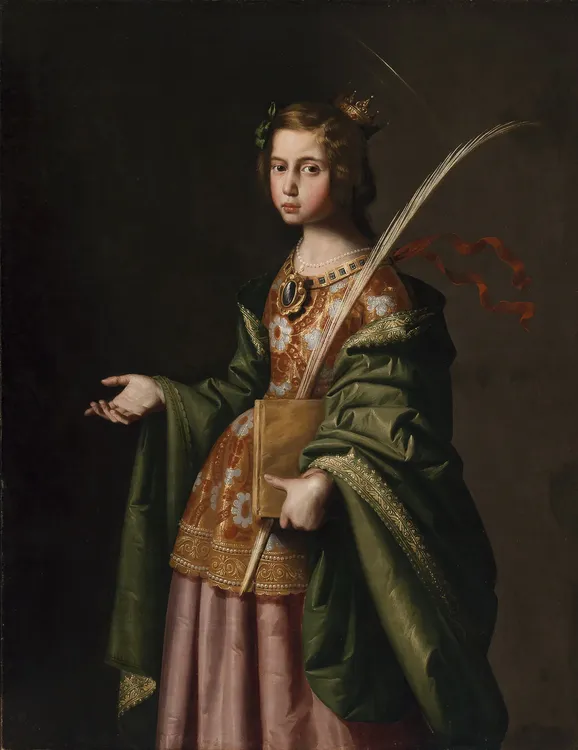 _Santa Isabel de Turingia. Zurbarán