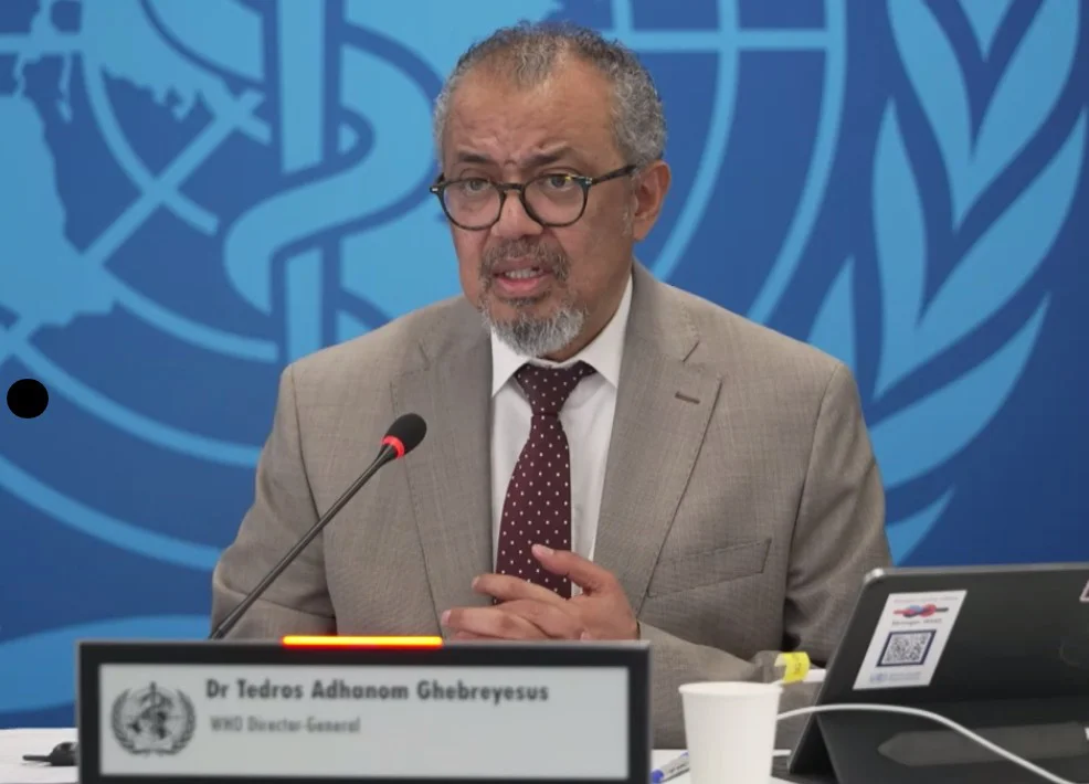 Ghebreyesus expone la posición de la OMS este miércoles | Foto de la OMS