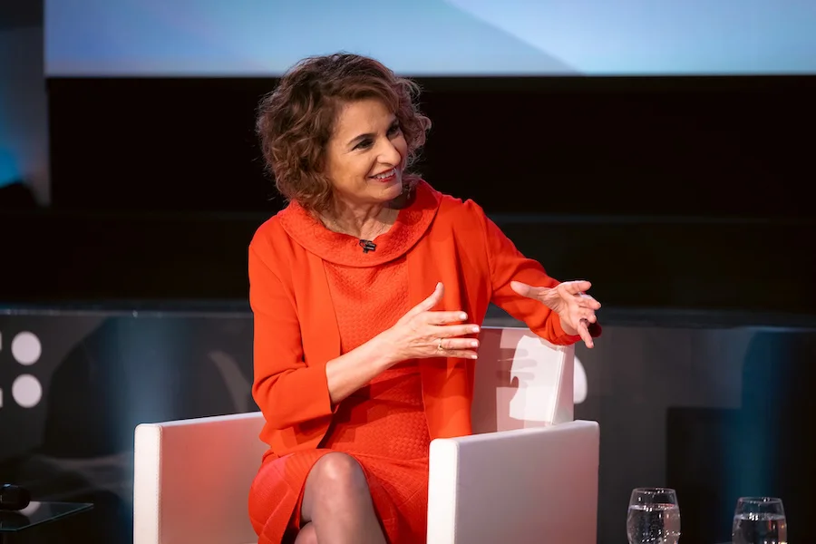 La vicepresidenta primera y ministra de Hacienda, María Jesús Montero. | Foto del Minisiterio de Hacienda