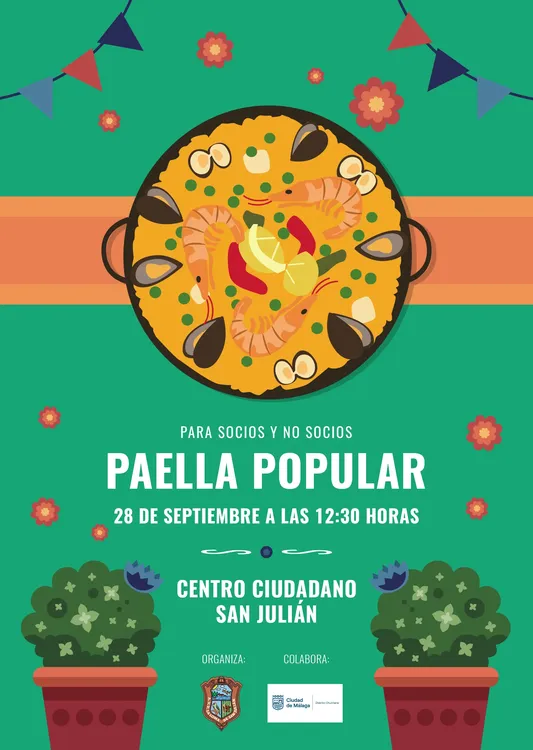 Cartel Paella Popular San Julián (1)