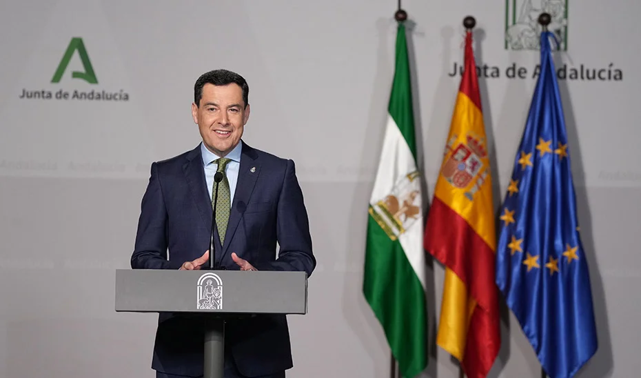 Juanma Moreno anuncia la convocatoria de elecciones autonómicas | Foto de la Junta de Andalucía