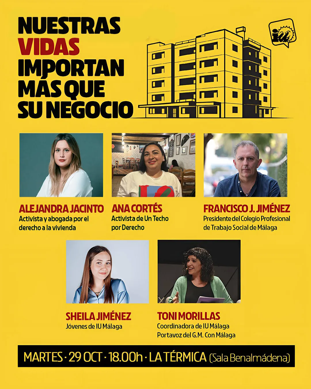 Cartel encuentro vivienda